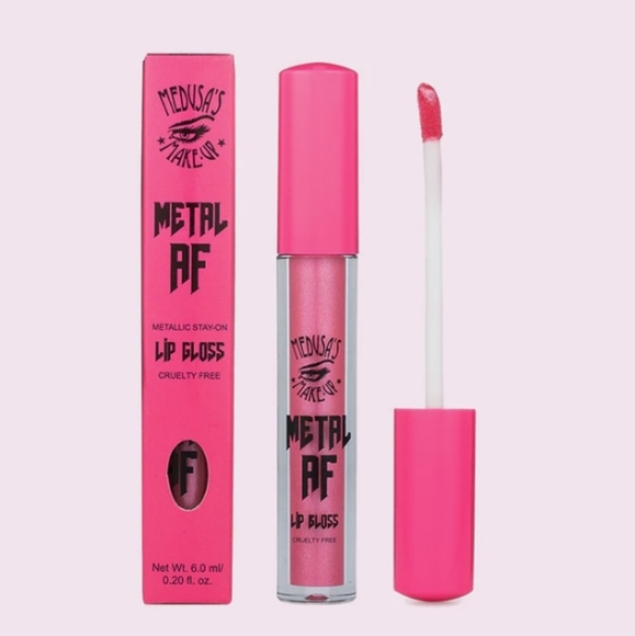 🌟HELLS BELLS Medusa Makeup RARE Metal LipGloss NWT - Picture 3 of 4